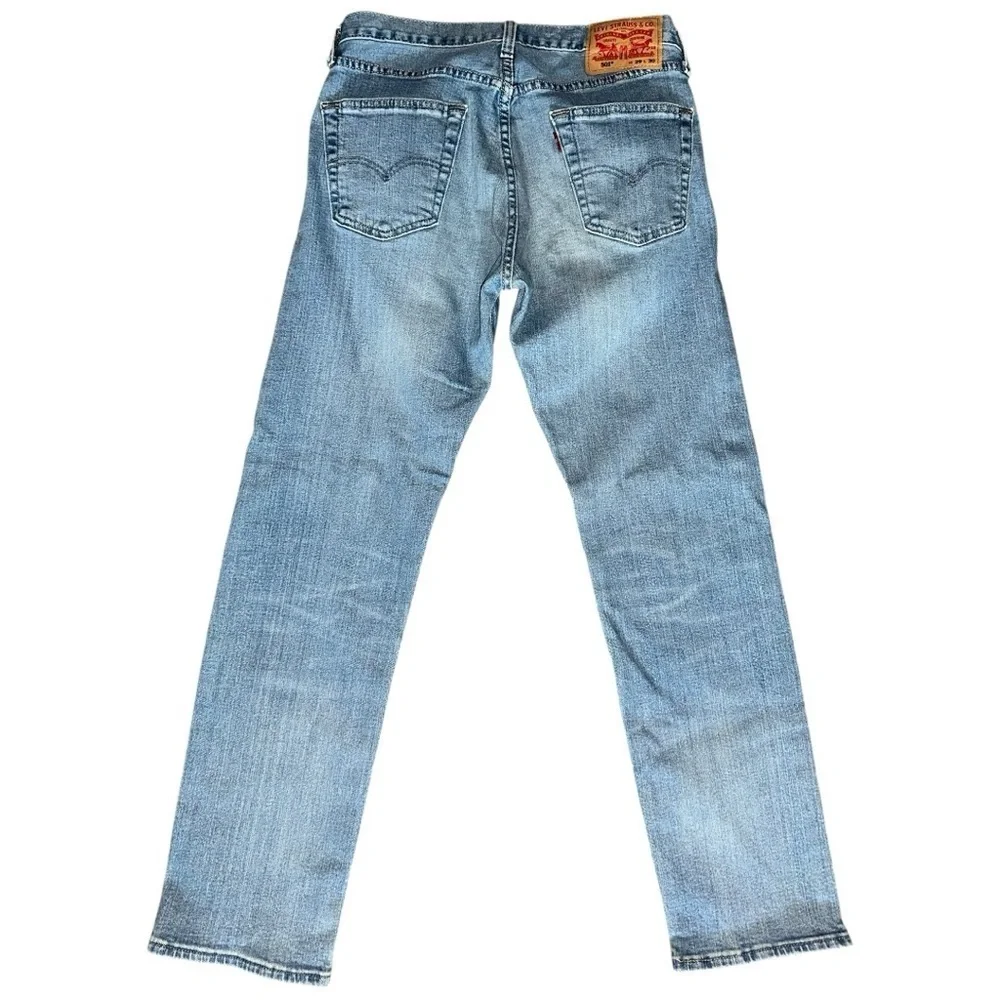 Levi’s Men’s Size 29 x 30” Light Blue Wash 501 Button Fly Jeans